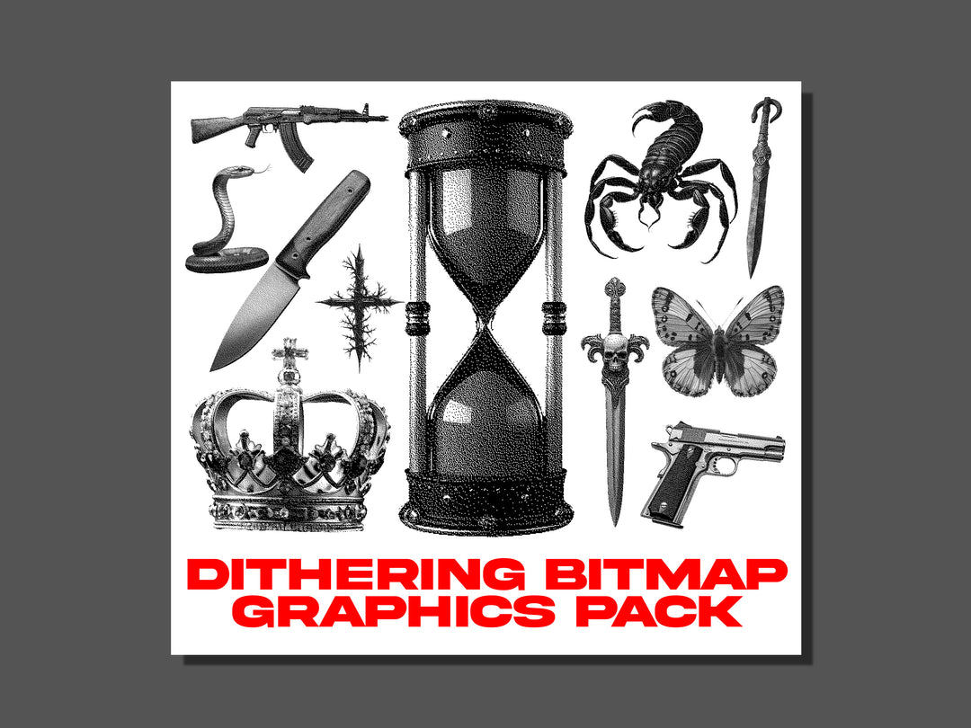 25 Free Dithering Bitmap Graphics Pack