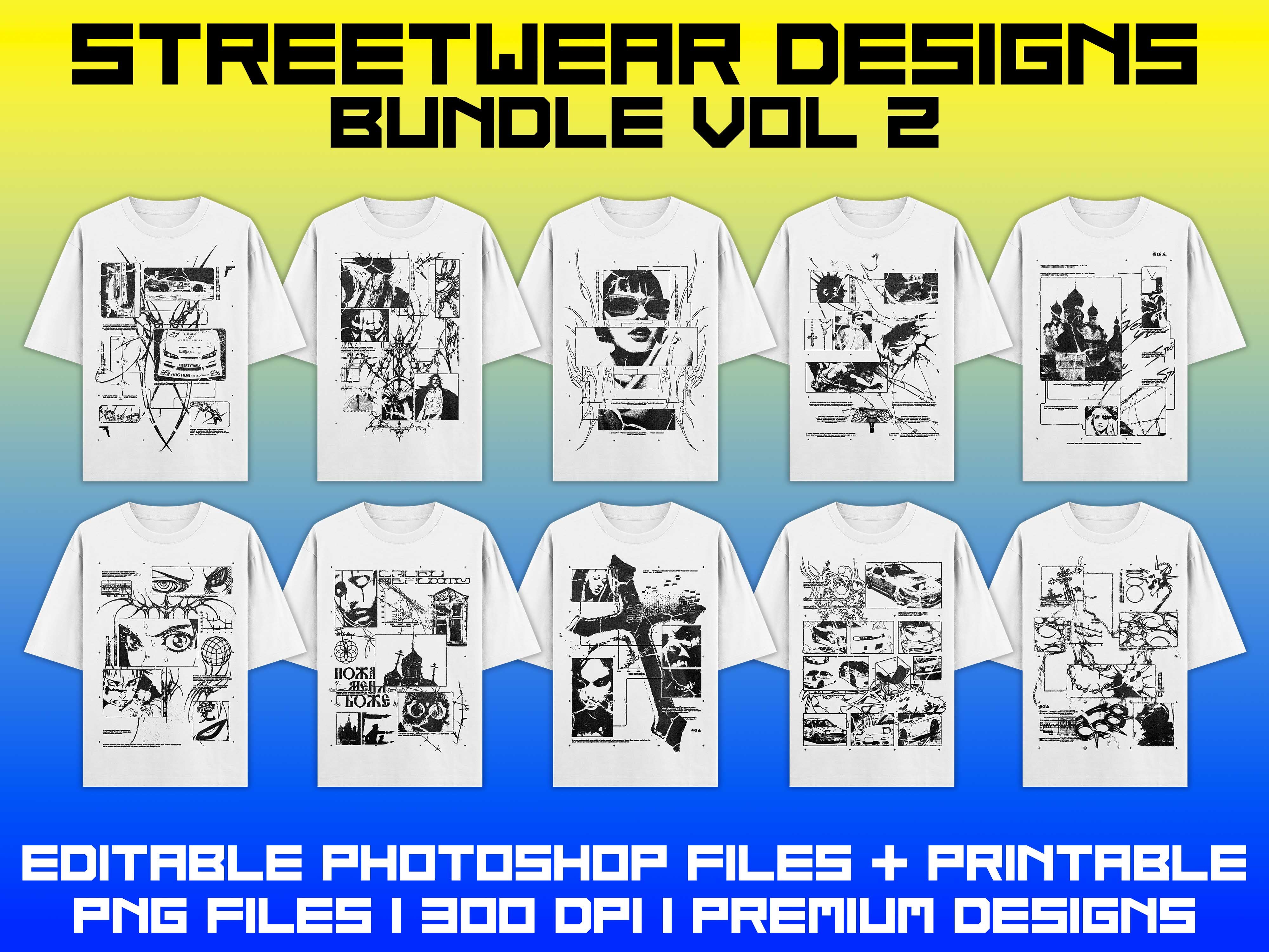 Streetwear Designs Bundle Vol. 2 